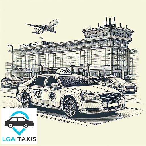 Cab cost from ST1 Stoke-on-Trent to RH6 Gatwick Airport