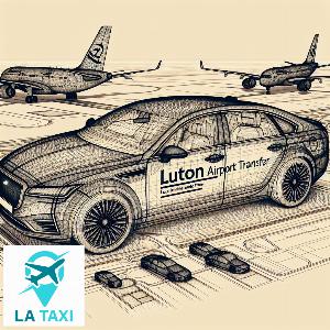 Economic Taxi from Luton Airport to South Quay Underground Tube Station