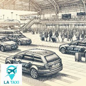 Executive Taxi from Luton Airport to Maryland rail/train station