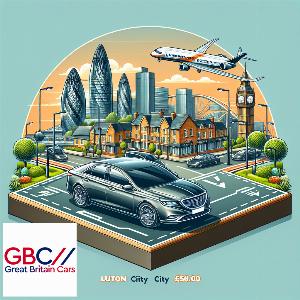 Luton to London City Airport Taxi Transfer From & £ 58.00
