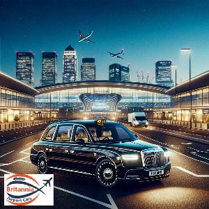 Luxury Cab from Heathrow Airport to ibis London Docklands Canary Wharf