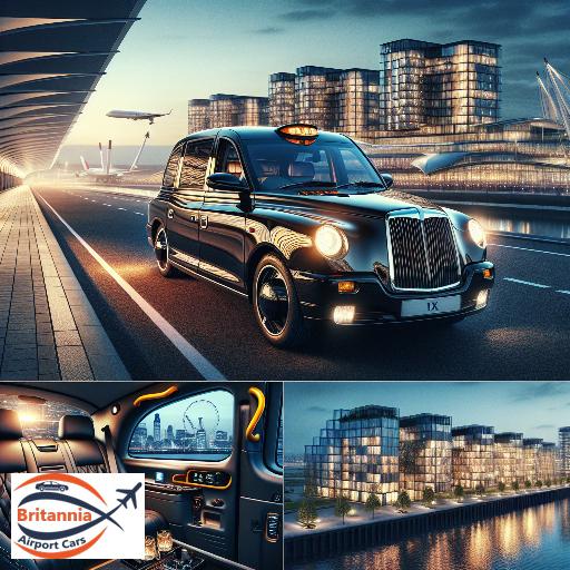 Luxury Taxi from Heathrow Airport to Apartment WharfDiscovery Dock West