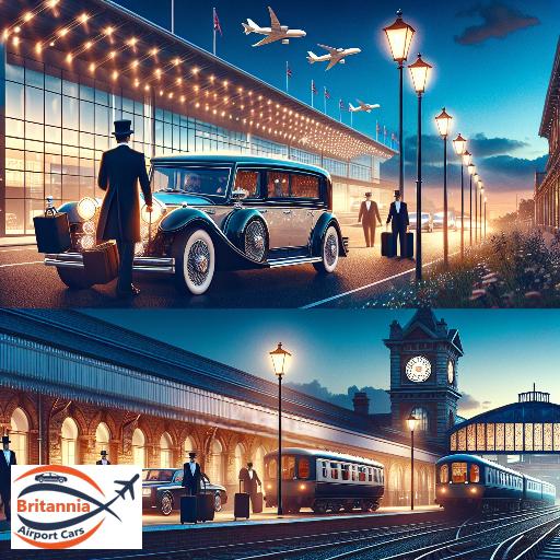 Luxury Transfer from Stansted Airport to Limehouse rail/train station