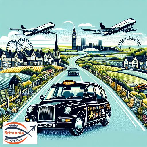 Maidstone To Heathrow Airport Minicab Transfer