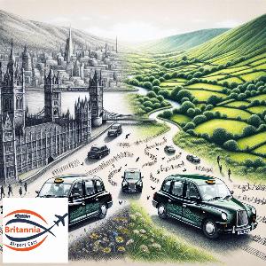 Minicab Touring The Welsh Valleys From London To The Land Of Song
