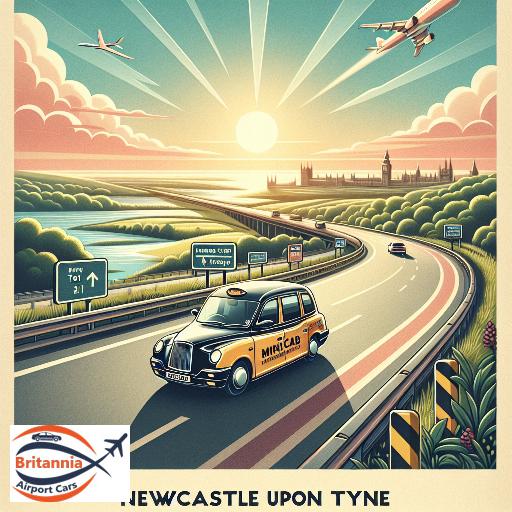 New Castle upon Tyne To Heathrow Airport Minicab Transfer