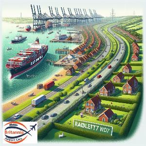 Premier Port Transfer from Southampton Port to Radlett wd7