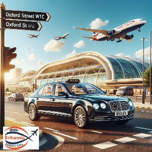 Premium Taxi Services from Stansted Airport to Oxford Street W1C