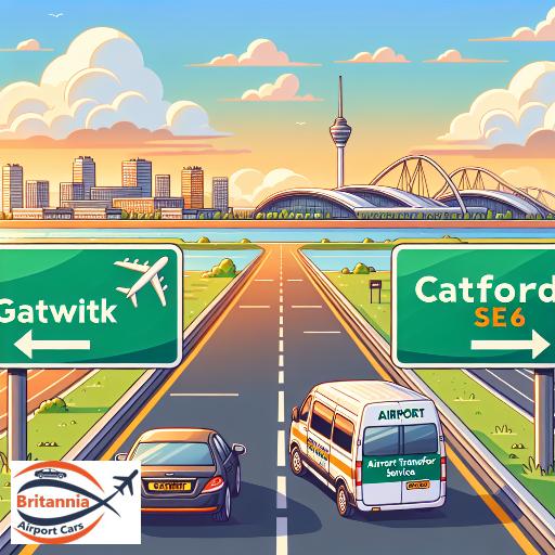 Reliable Airport TransferGatwick to Catford SE6