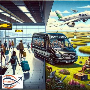 Seamless Airport Transfer to Erith Marshes DA18 from Gatwick Airport