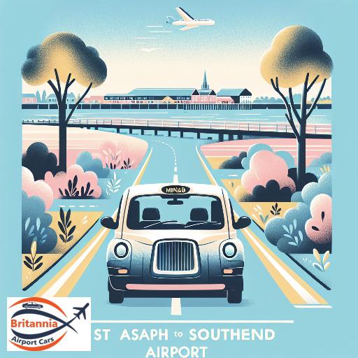 St Asaph To southend Airport Minicab Transfer