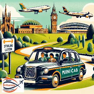 Stirling To Luton Airport Minicab Transfer