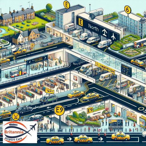 Taxi Gatwick Airport North Terminal to E9 Homerton