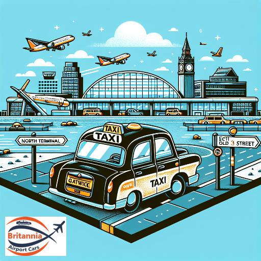 Taxi Gatwick Airport North Terminal to EC1N Old Street