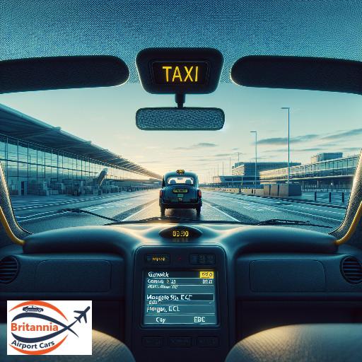 Taxi Gatwick Airport North Terminal to EC1R Moorgate Street