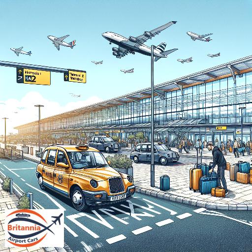 Taxi Heathrow Airport Terminal 2 to HA9 Wembley