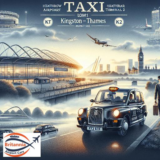 Taxi Heathrow Airport Terminal 2 to KT1 Kingston Upon Thames