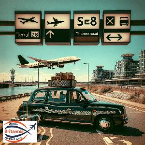 Taxi Heathrow Airport Terminal 3 to SE28 Thamesmead