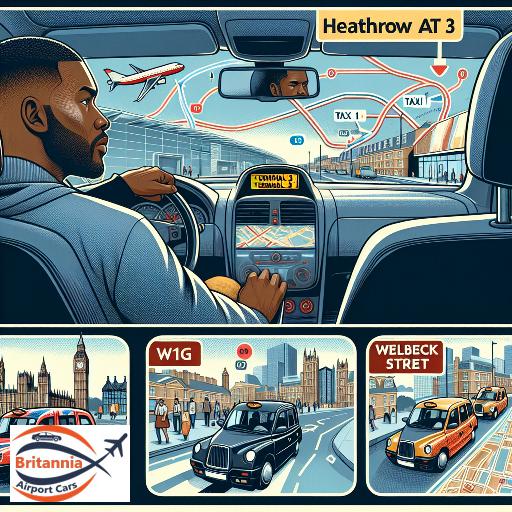 Taxi Heathrow Airport Terminal 3 to W1G Welbeck Street