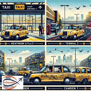 Taxi Heathrow Airport Terminal 5 to NW1 Camden