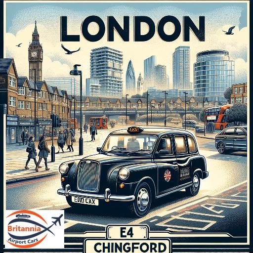 Taxi London to E4 Chingford