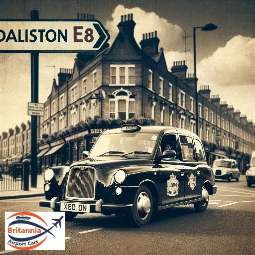 Taxi London to E8 Dalston