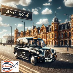 Taxi Luton Airport to LU2 Luton