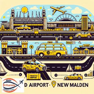 Taxi Stansted Airport to KT3 New Malden