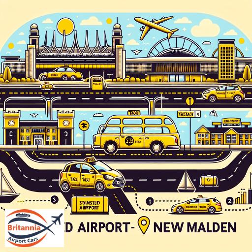 Taxi Stansted Airport to KT3 New Malden