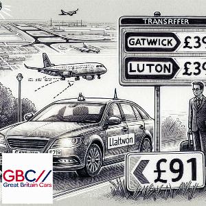 Taxi from Gatwick To Luton Airport Transfer Services & £ 91