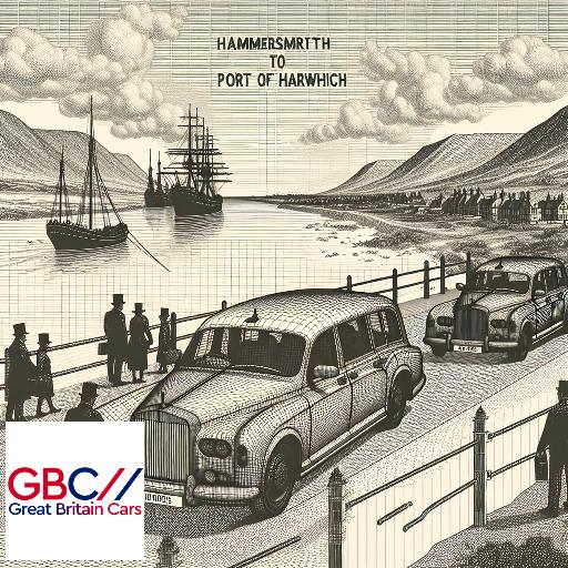 Taxi From Hammersmith to Port Of Harwich