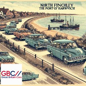 Taxi From North Finchley to Port Of Harwich