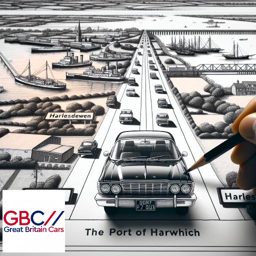Taxi From Port Of Harwich to Harlesden