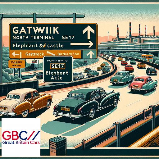 Taxi Gatwick Airport North Terminal to SE17 Elephant And Castle
