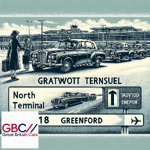 Taxi Gatwick Airport North Terminal to UB18 Greenford