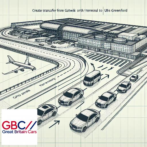 Taxi Gatwick Airport North Terminal to UB6 Greenford