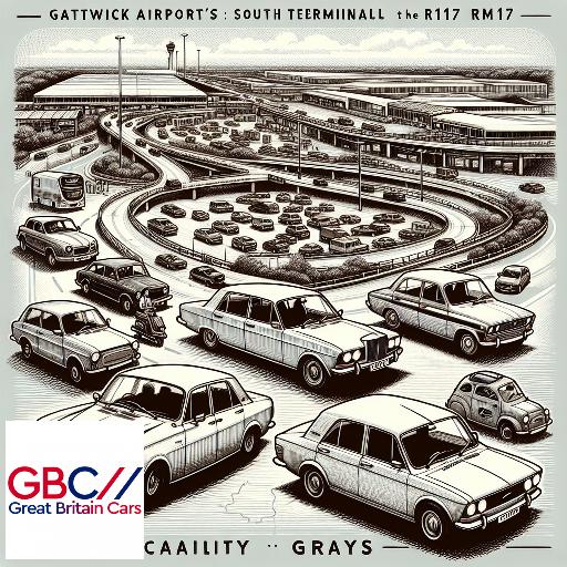 Taxi Gatwick Airport South Terminal to RM17 Grays