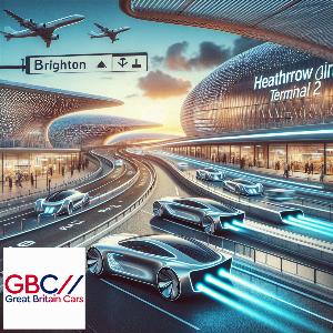 Taxi Heathrow Airport Terminal 2 to Brighton