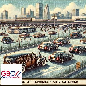 Taxi Heathrow Airport Terminal 2 to CR3 Caterham