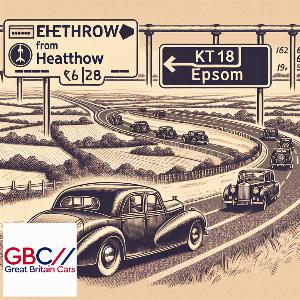Taxi Heathrow to KT18 Epsom