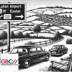 Taxi Luton Airport to Exeter