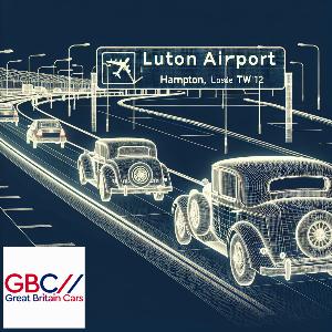 Taxi Luton Airport to TW12 Hampton