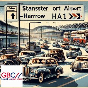 Taxi Stansted Airport to HA1-Harrow