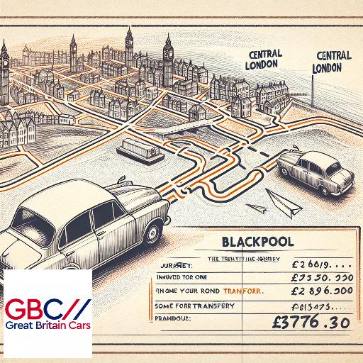 Taxi to/from Central London to Blackpool Transfer only £376.30