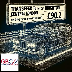 Taxi to/from Central London to Brighton Transfer only £90.2