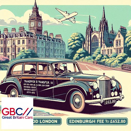 Taxi to/from Central London to Edinburgh Transfer only £652.80