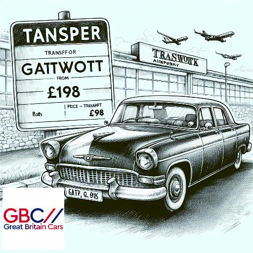 Taxi To/From Gatwick Airport to Bath Transfer only £198