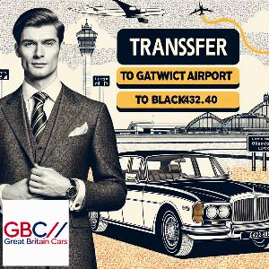 Taxi to/from Gatwick Airport to Blackpool Transfer only £432.40