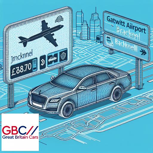 Taxi to/from Gatwick Airport to Bracknell Transfer only £78.50
