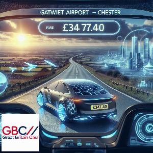 Taxi to/from Gatwick Airport to Chester Transfer only £347.40